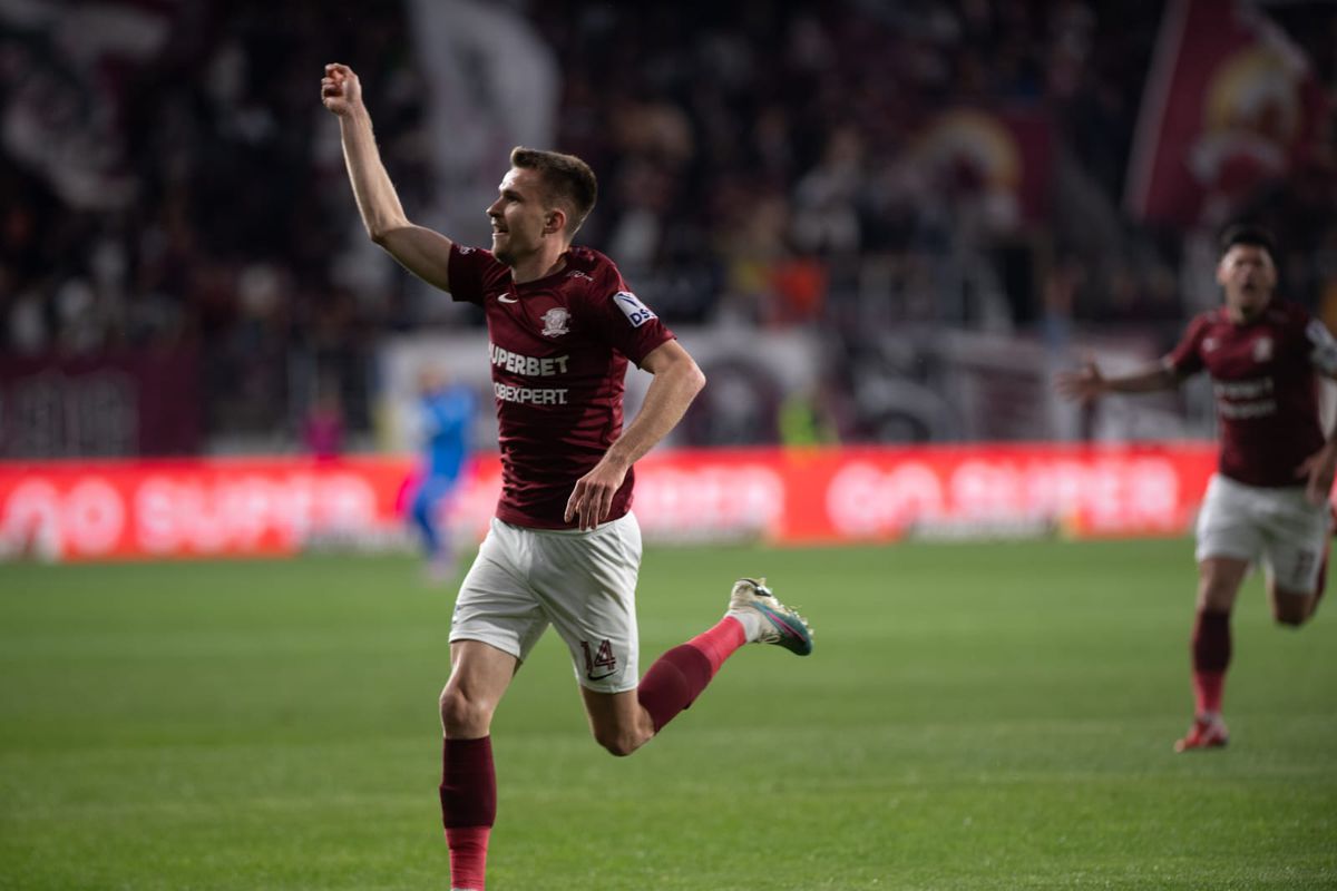 Rapid - CFR Cluj, epilogul rundei #6 din play-off, imagini din meci