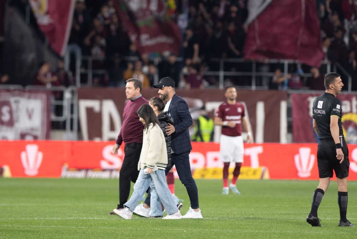 Rapid - CFR Cluj, epilogul rundei #6 din play-off, imagini din meci