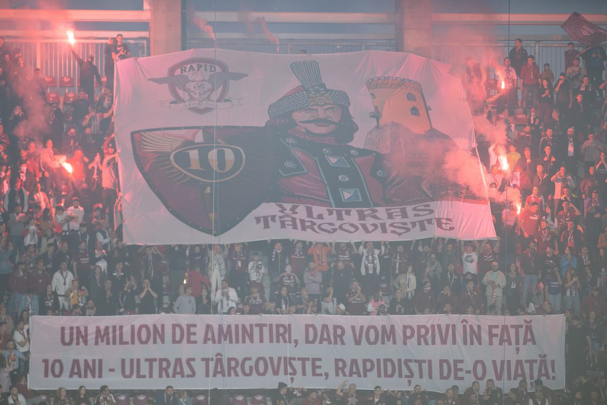 Rapid - CFR Cluj, epilogul rundei #6 din play-off, imagini din meci