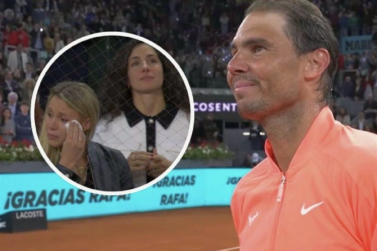 Familia lui Rafael Nadal, în lacrimi în timpul ceremoniei de la Madrid