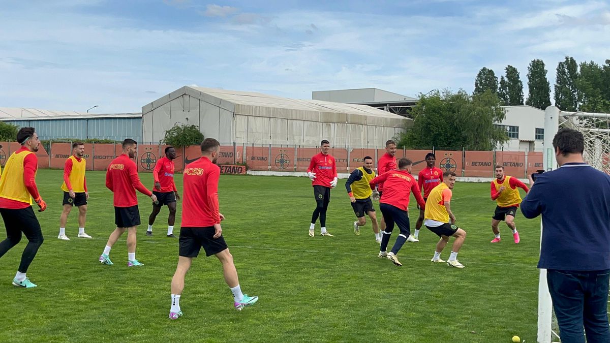 Oaspeți-surpriză la antrenamentul campionilor de la FCSB