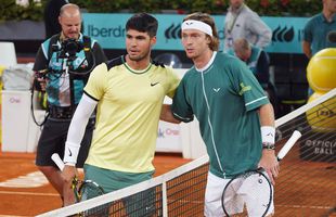 Andrey Rublev l-a eliminat pe Carlos Alcaraz în „sferturile” de la Madrid! Reacția rusului: „Aici a fost cheia!”