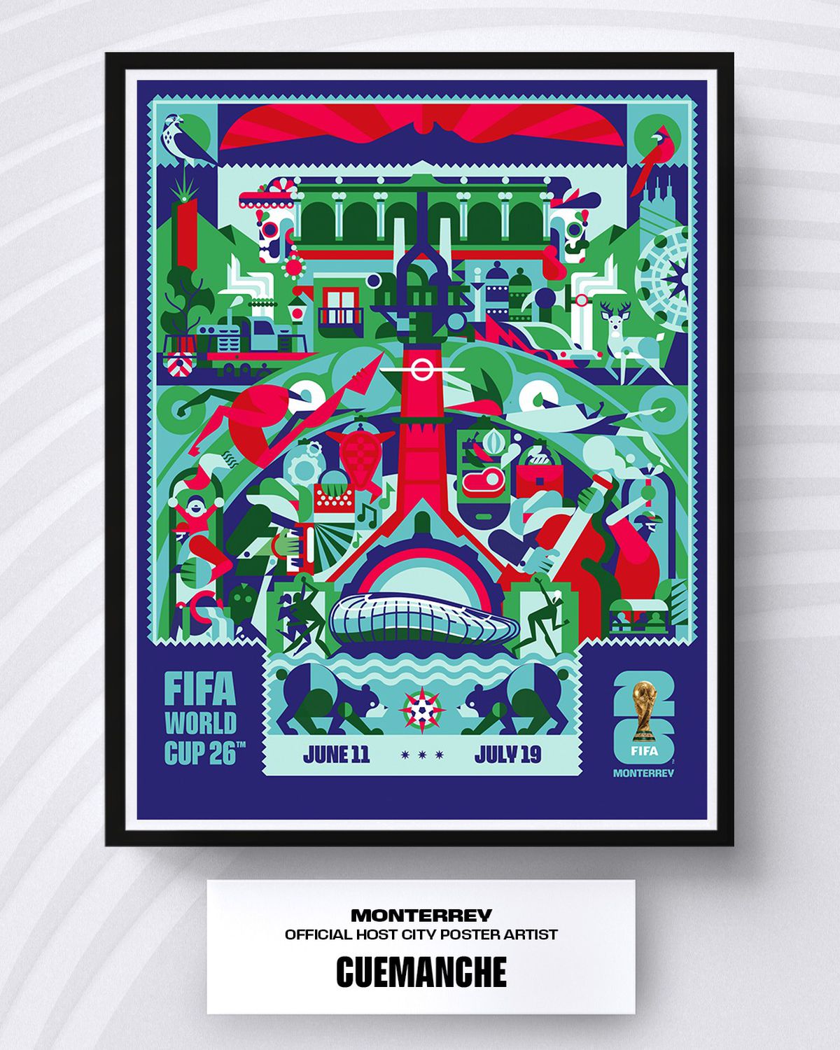 FIFA a lansat cele 16 postere oficiale pentru Campionatul Mondial din 2026! Care este favoritul tău?