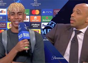Moment savuros în direct după Barcelona - Inter » Thierry Henry îi cere tricoul lui Yamal, iar răspunsul e surprinzător