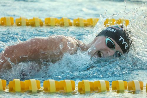 Katie Ledecky, legendara înotătoare americană, s-a apropiat de propriul record mondial în proba de 1.500 m liber, în care e dublă campioană olimpică