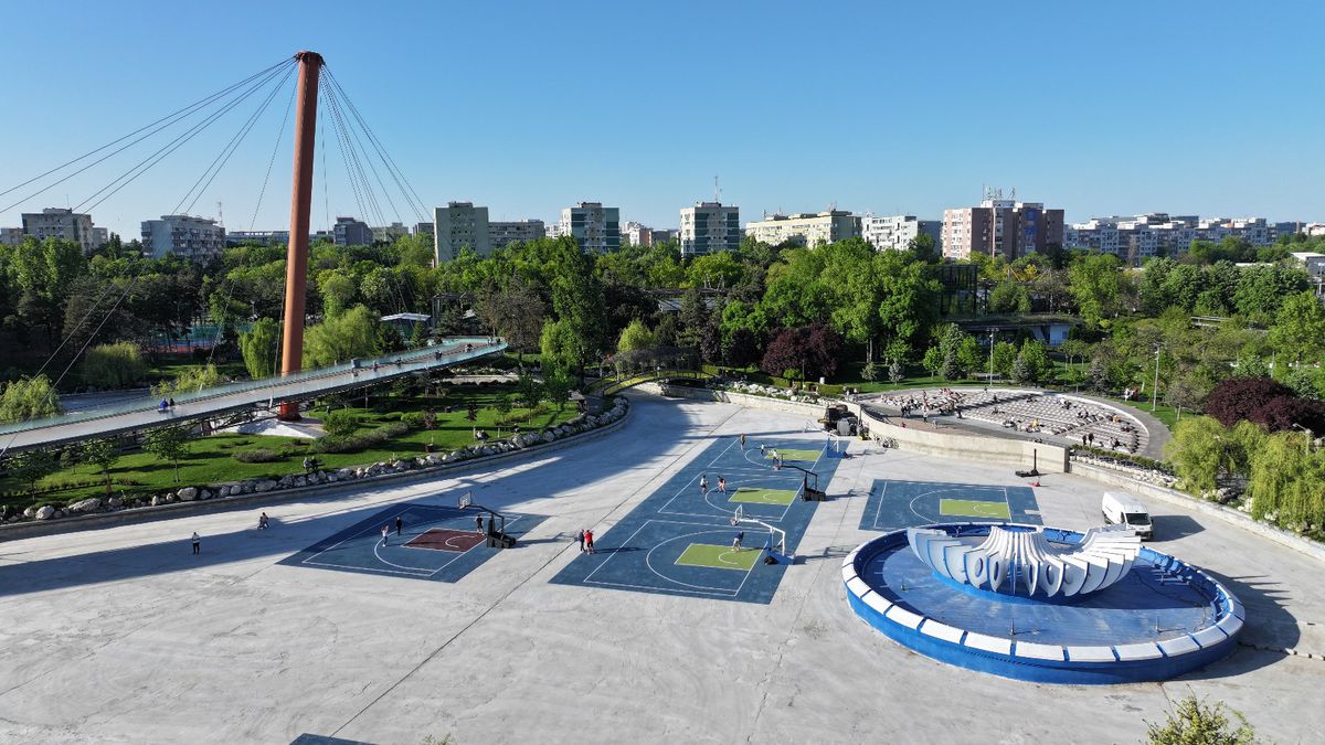 Baschet în Parcul Drumul Taberei din Sectorul 6