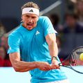 Alexander Zverev în acțiune la Madrid Foto: Mutua Madrid Open