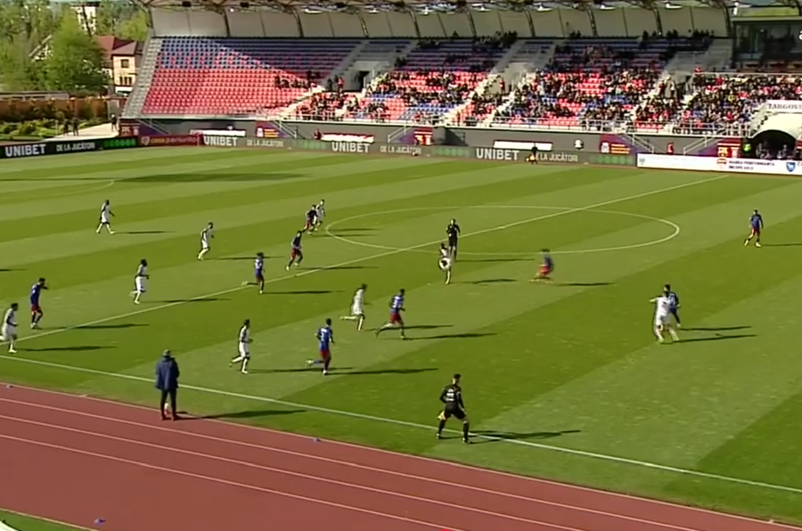 Ce scene în prelungiri la Chindia - Steaua! Oprița a sprintat spre Peluza Sud