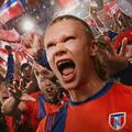 Erling Haaland, atacantul Norvegiei, în campania Budweiser pentru CM 2026