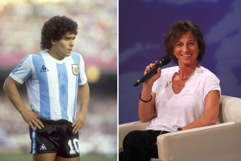 Diego Maradona și Gianna Nannini // sursă foto: Guliver/gettyimages