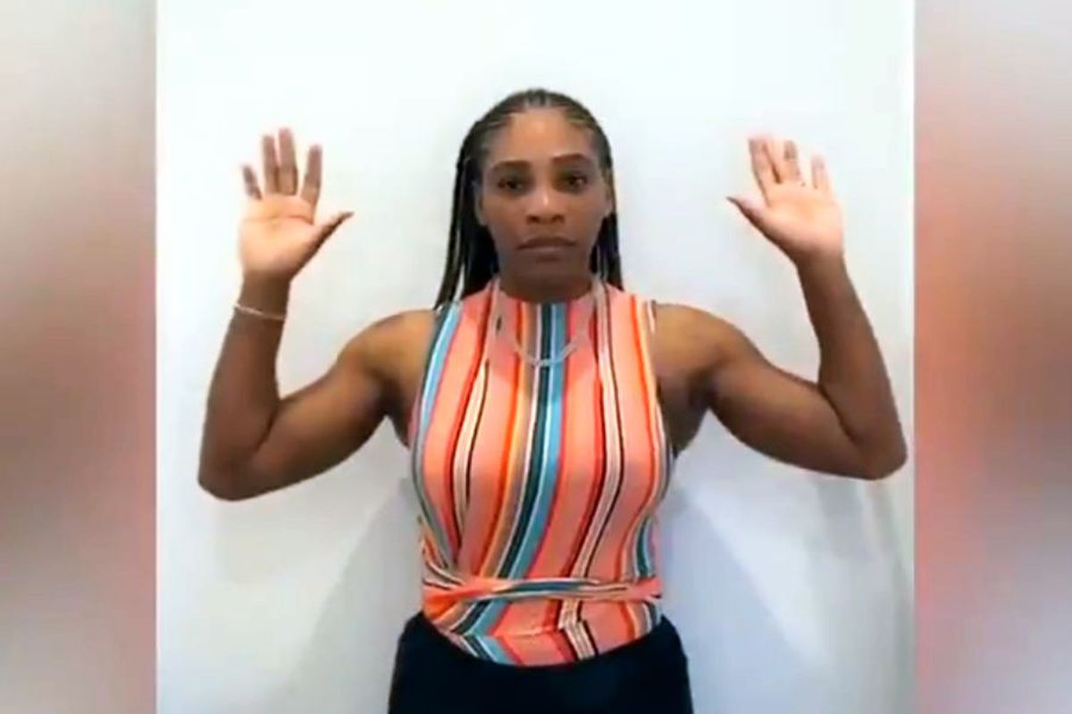 VIDEO Campanie de amploare în tenis după moartea lui George Floyd » Serena Williams se implică: „Rachetele jos, mâinile sus”