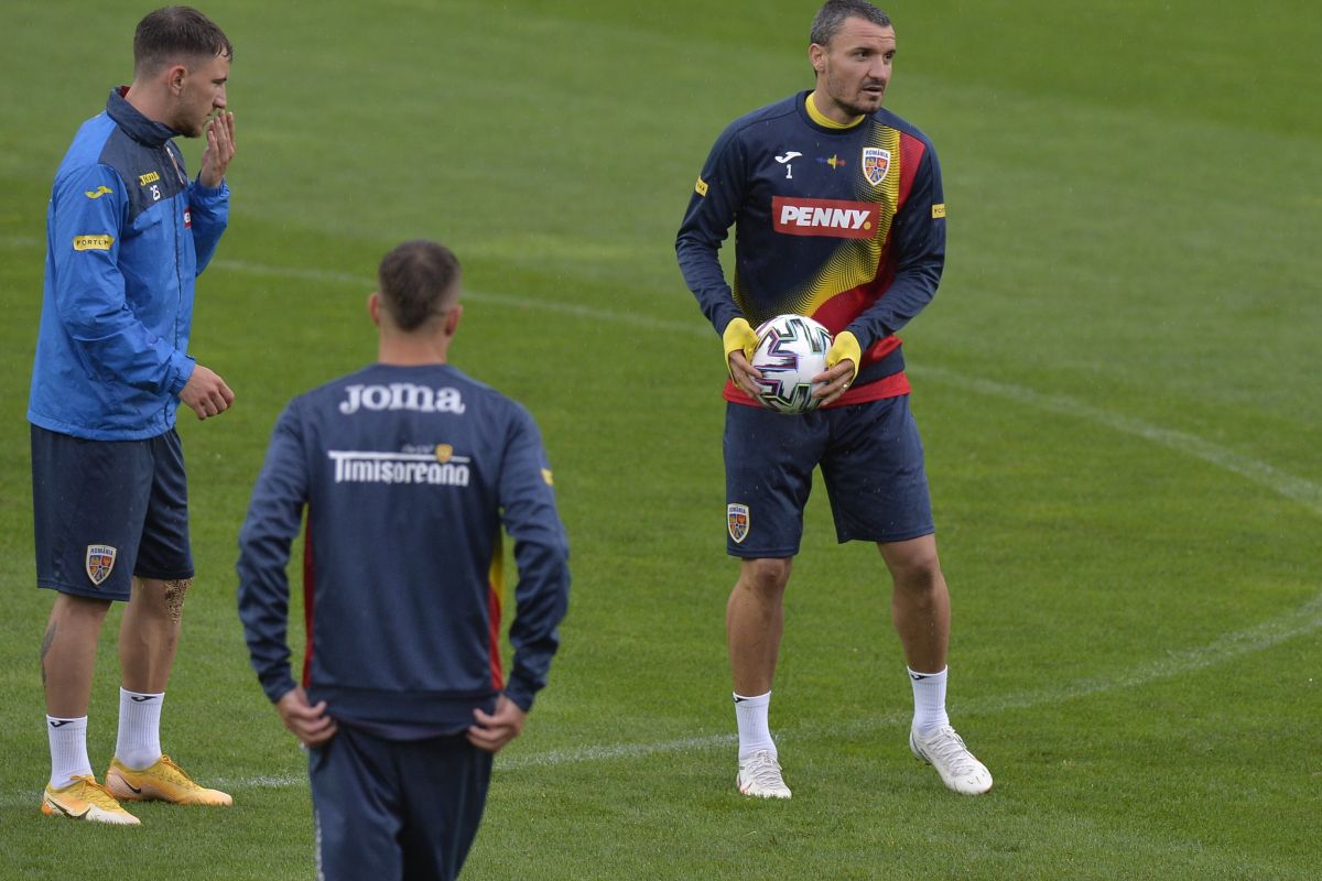 România, antrenament oficial înaintea meciului amical cu Georgia
