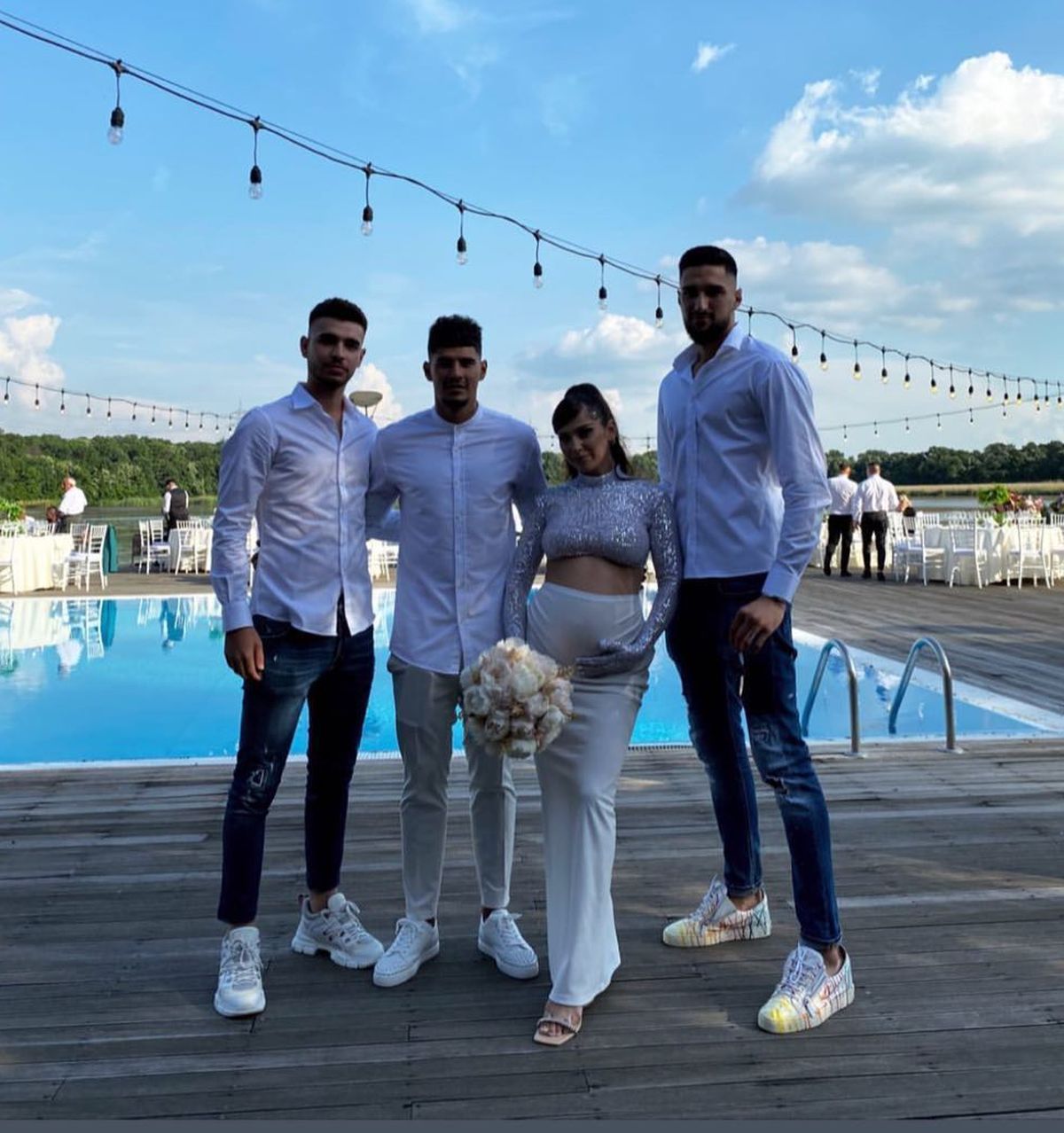 Imagini de la cununia civilă a lui Florinel Coman