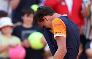 Gladiator în lacrimi! A salvat două mingi de meci, l-a eliminat pe Sinner și a început să plângă » Meci EPIC, de 5 ore și 26 de minute, la Roland Garros