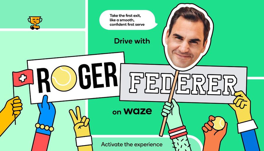 Roger Federer îți spune pe unde să mergi » Ce mesaje a înregistrat și unde se pot auzi