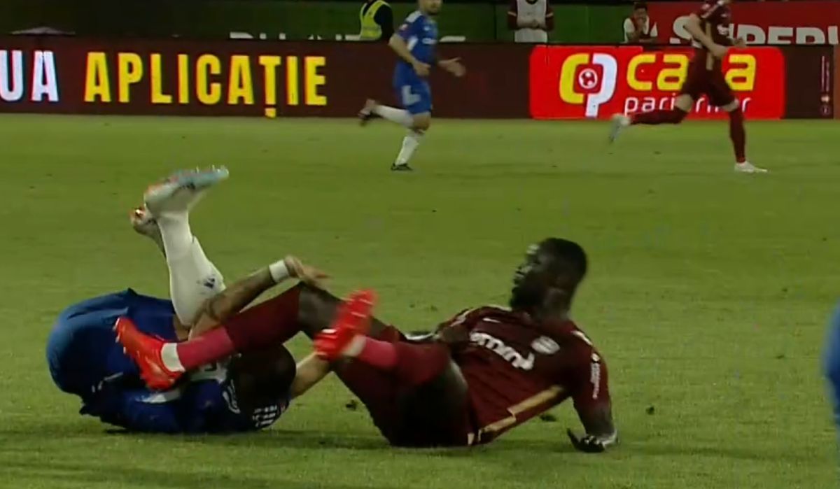 Juan Bauza, eliminat în CFR Cluj - FCU Craiova