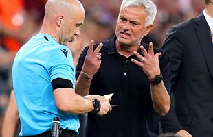 Pleacă Jose Mourinho? „Stau la AS Roma până luni”. Ar avea acord cu PSG, dar atacul la adresa arbitrilor pune totul în pericol