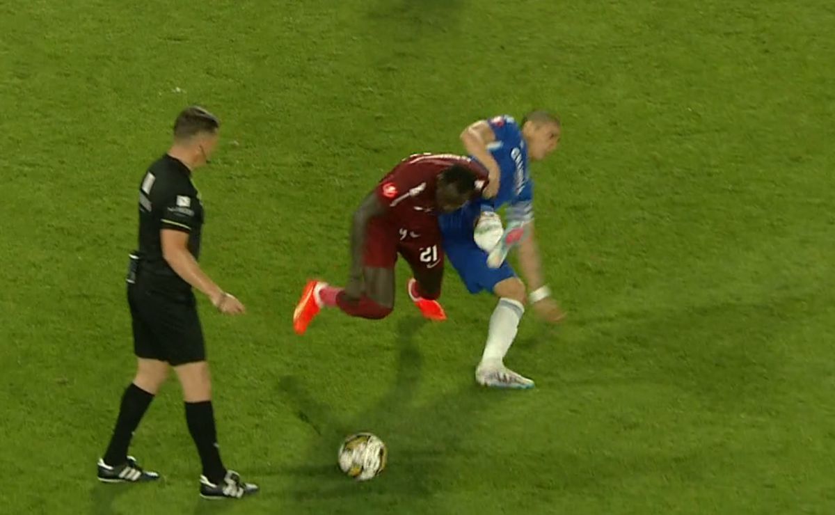 Juan Bauza, eliminat în CFR Cluj - FCU Craiova