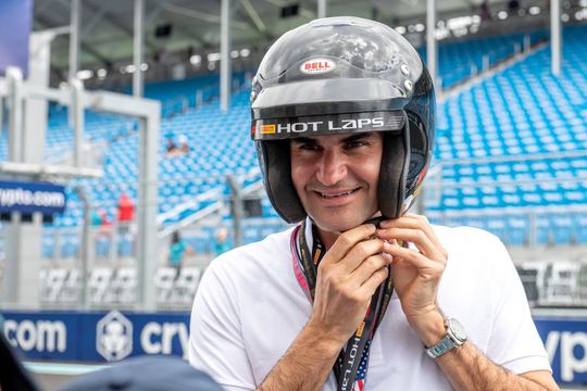 Roger Federer la MP de Formula 1 de la Miami
