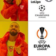 Sevilla, învingătoare doar în Europa League