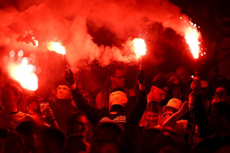 Atmosferă incendiară la Dortmund - Real Madrid/ foto Guliver/GettyImages