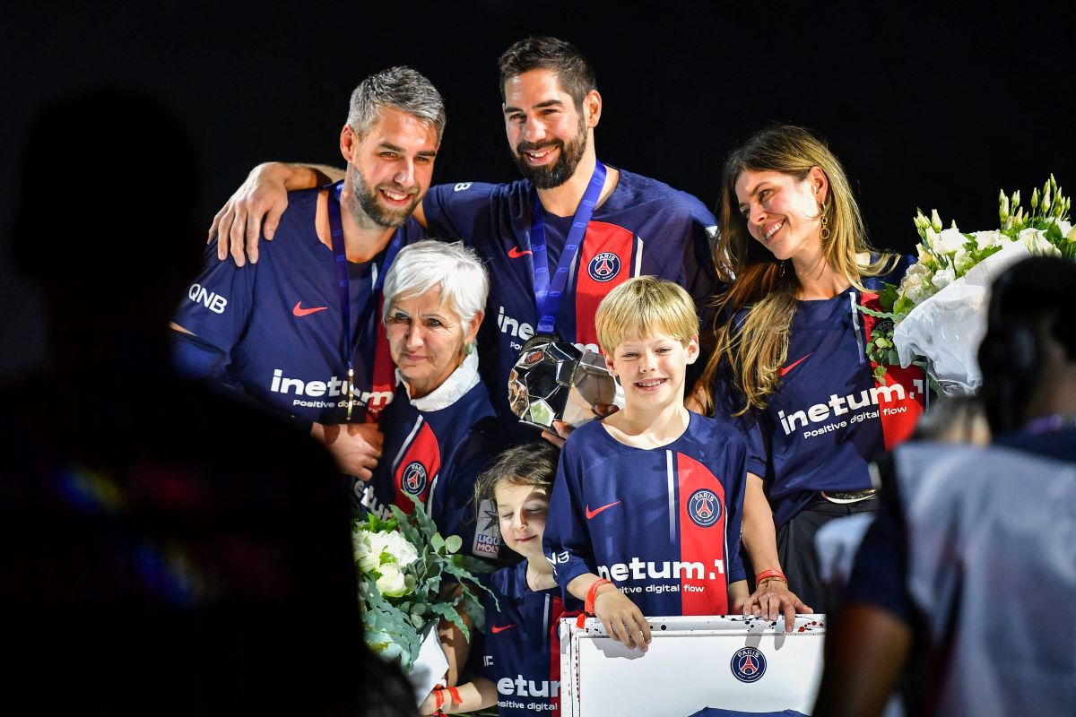 Nikola Karabatic, adio handbalului de club cu victorie, artificii și sub privirile lui Novak Djokovic