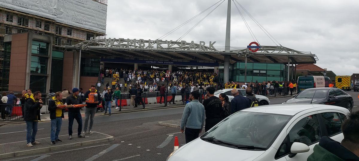 Imagini din afara stadionului, înainte de Dortmund - Real Madrid