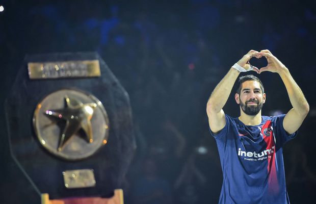 Nikola Karabatic, adio handbalului de club cu victorie, artificii și sub privirile lui Novak Djokovic