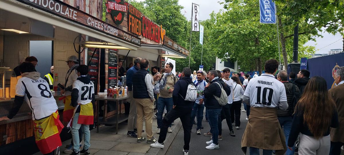 Fanzone-ul celor de la Real Madrid, plin cu 6 ore înainte de finala Ligii Campionilor