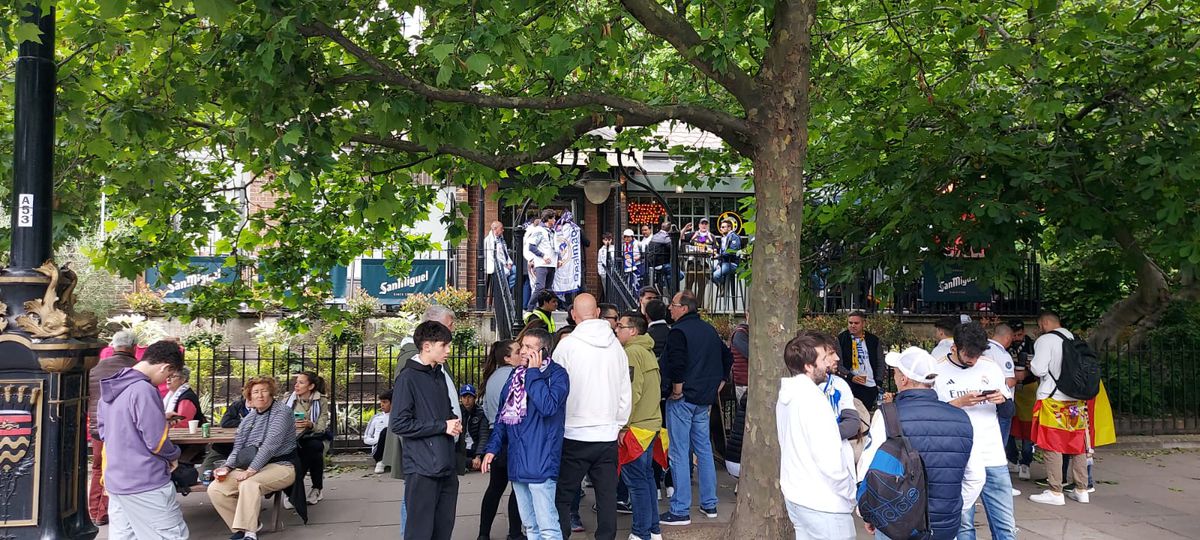 Fanzone-ul celor de la Real Madrid, plin cu 6 ore înainte de finala Ligii Campionilor