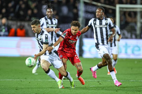 PAOK a fost eliminată de Club Brugge în „sferturile” Conference League. Foto: Imago Images