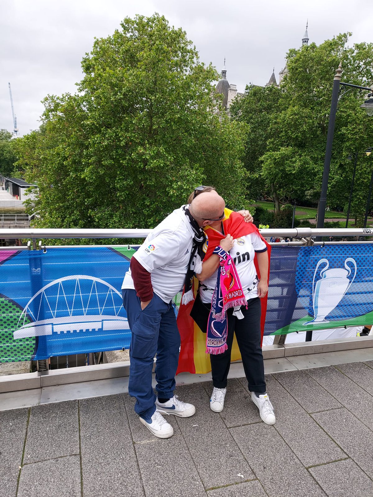 Fanzone-ul celor de la Real Madrid, plin cu 6 ore înainte de finala Ligii Campionilor