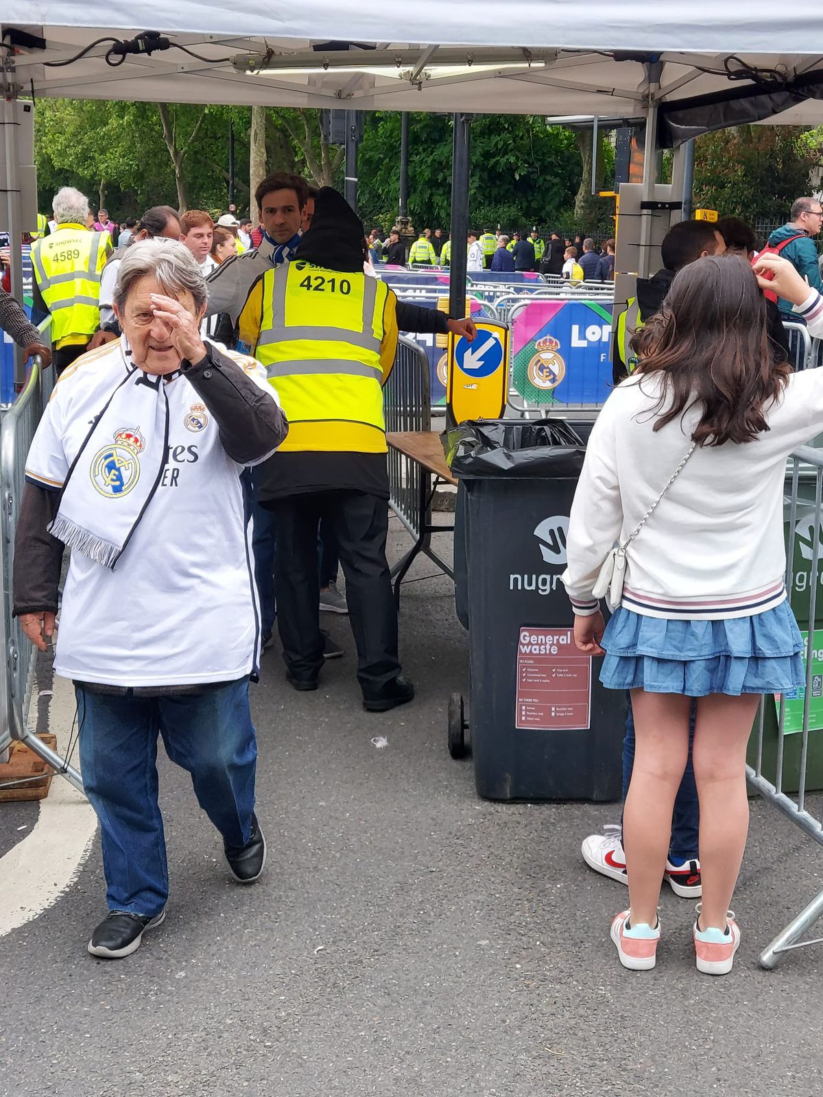 Fanzone-ul celor de la Real Madrid, plin cu 6 ore înainte de finala Ligii Campionilor