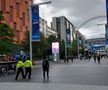 Securitatea a fost sporită zona stadionului Wembley. Foto: GSP