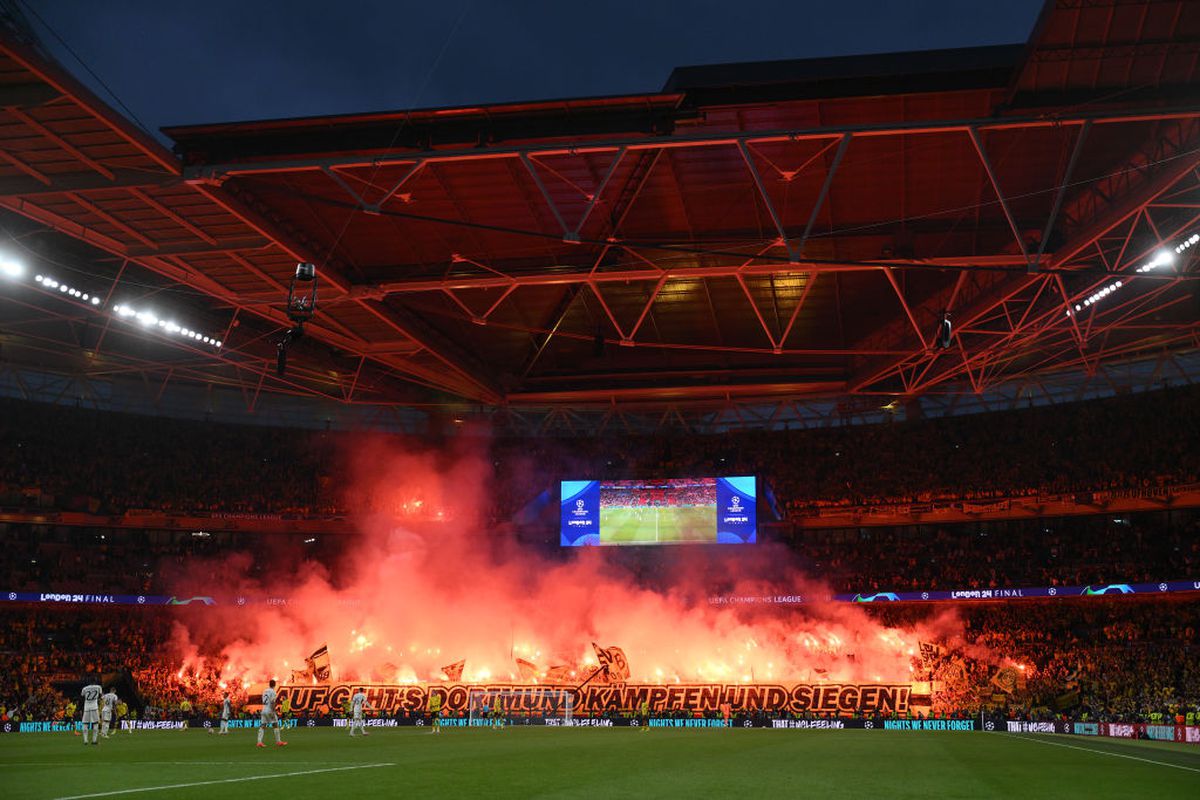 Atmosferă incendiară la Dortmund - Real Madrid