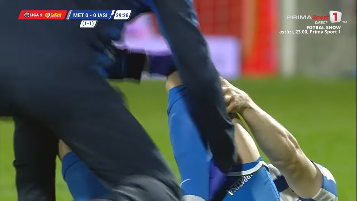 Detalii crunte de pe patul de spital: „Rotula era spartă în 5 bucăți. Nu știam ce mă durea mai tare: sufletul, pentru retrogradare, sau piciorul...”