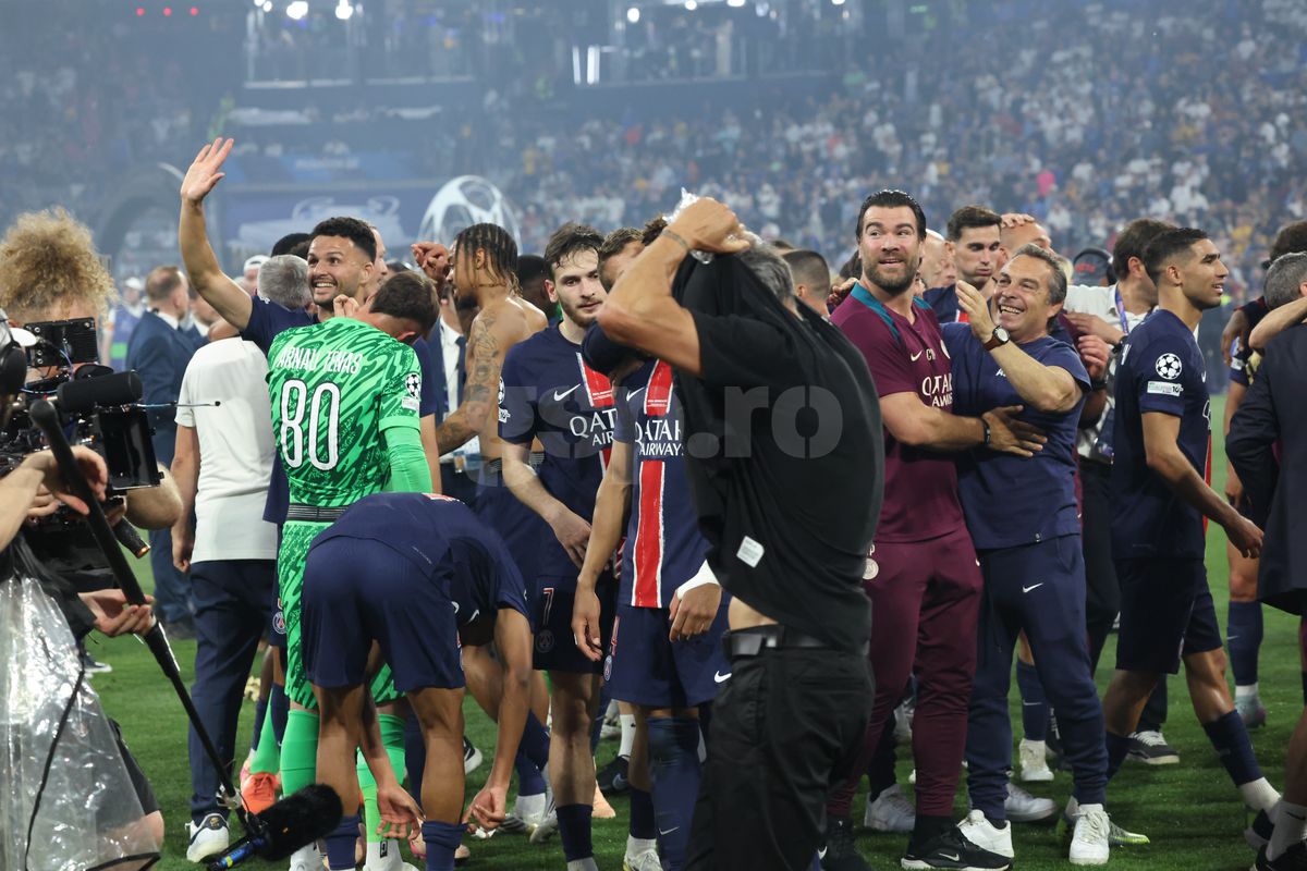 Luis Enrique la finalul meciului