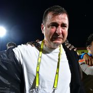 Ianis Zicu a început să plângă după ce Metaloglobus a promovat în Superliga. foto: Cristi Preda