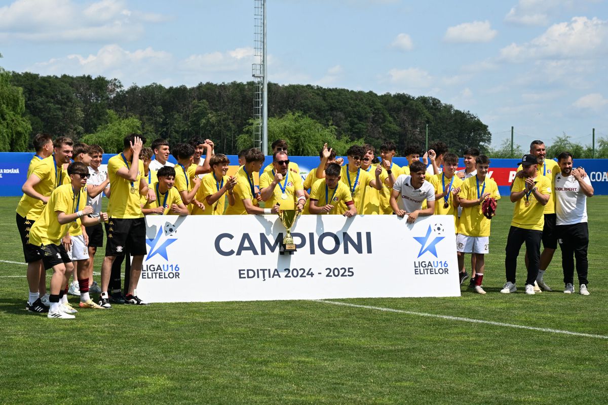 Rapid este noua campioană a Ligii Elitelor U16