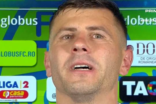Mihai Bordeianu a retrogradat cu Poli Iași. foto: captură Prima Sport