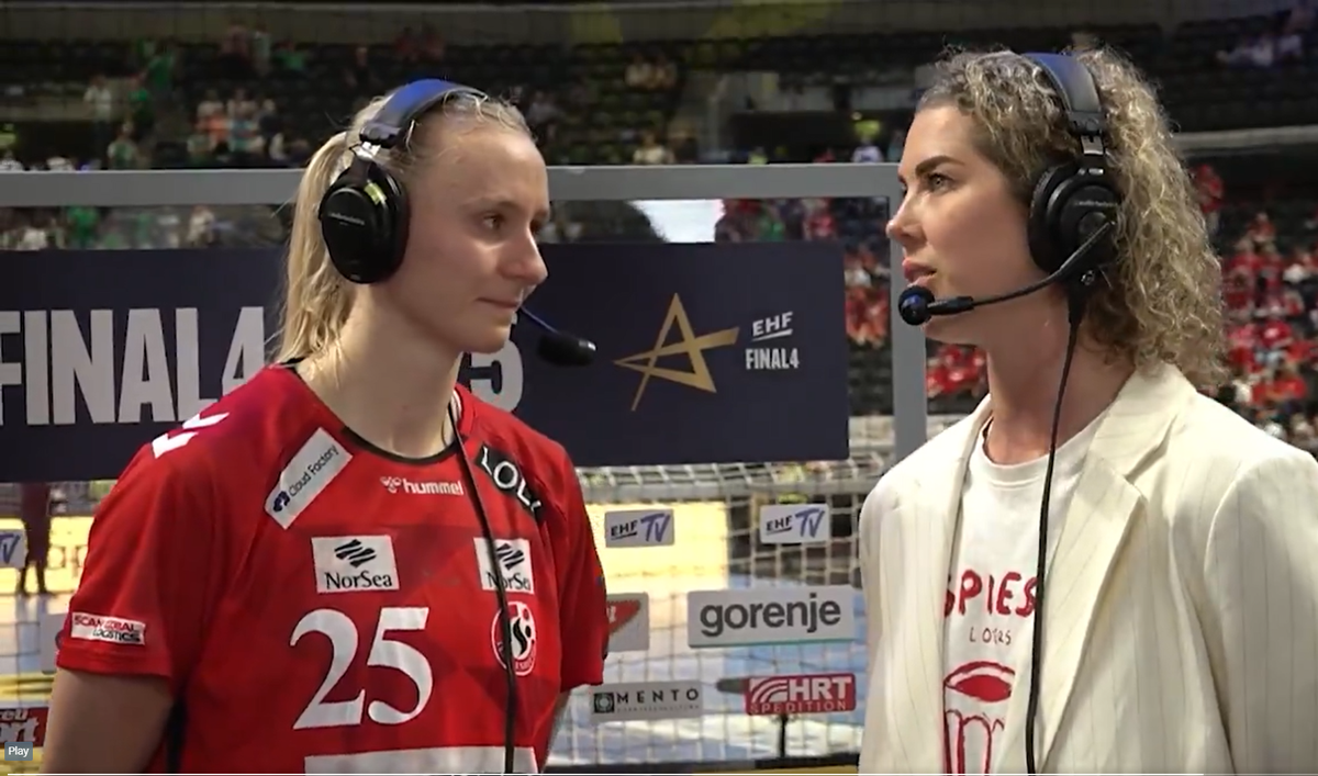 Henny Reistad, în lacrimi după Gyor - Esbjerg