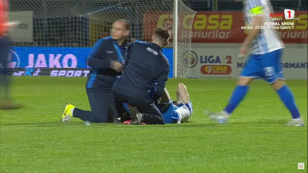 Diagnostic crunt pentru fostul internațional de tineret: fractură de rotulă! Va fi operat de urgență, de doctorul Codorean