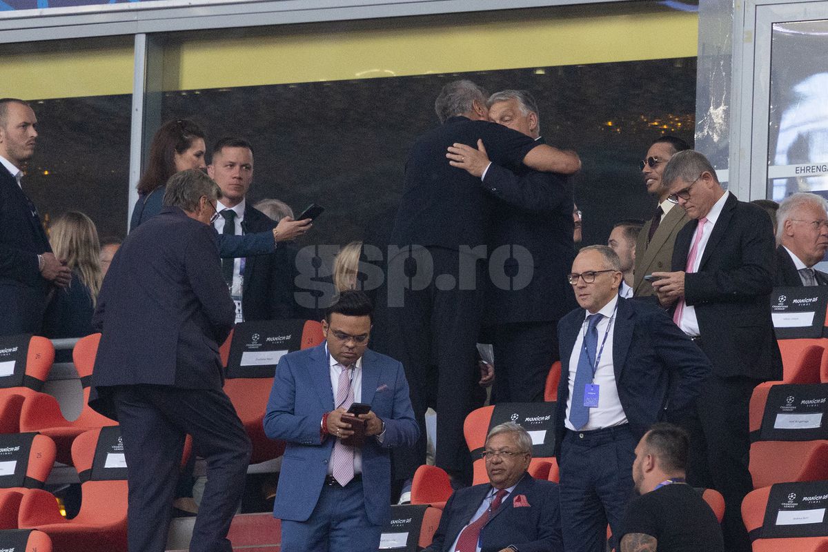 Viktor Orban la finala Ligii Campionilor de la Munchen