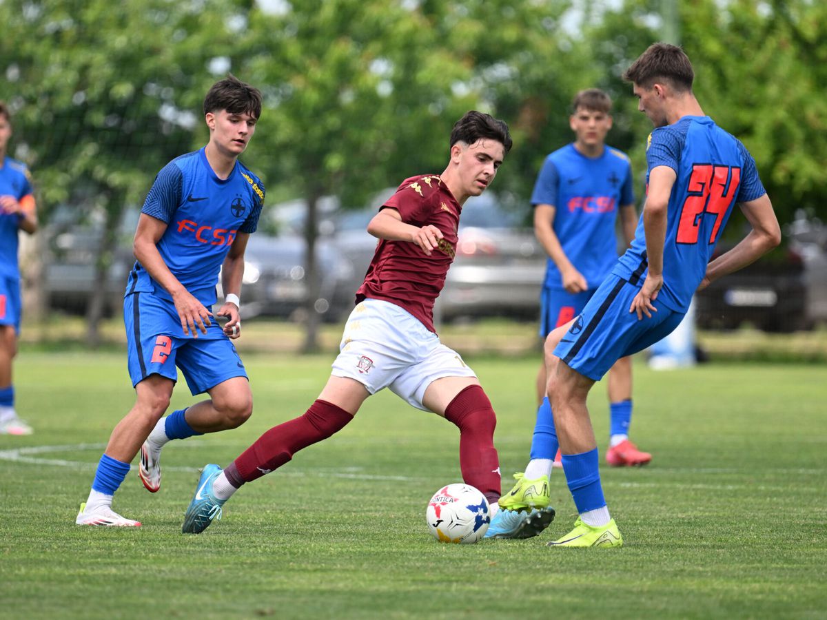 Rapid este noua campioană a Ligii Elitelor U16 după ce a învins FCSB în finala campionatului