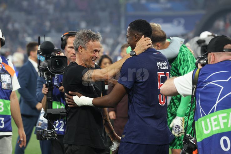 Imagini de la finalul partidei PSG - Inter Milano 5-0 FOTO: Ionuţ Iordache (GSP)