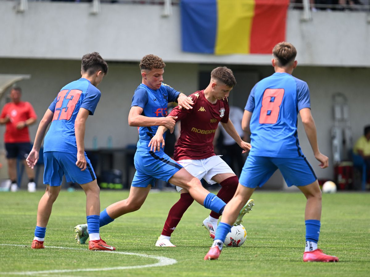 Rapid este noua campioană a Ligii Elitelor U16 după ce a învins FCSB în finala campionatului