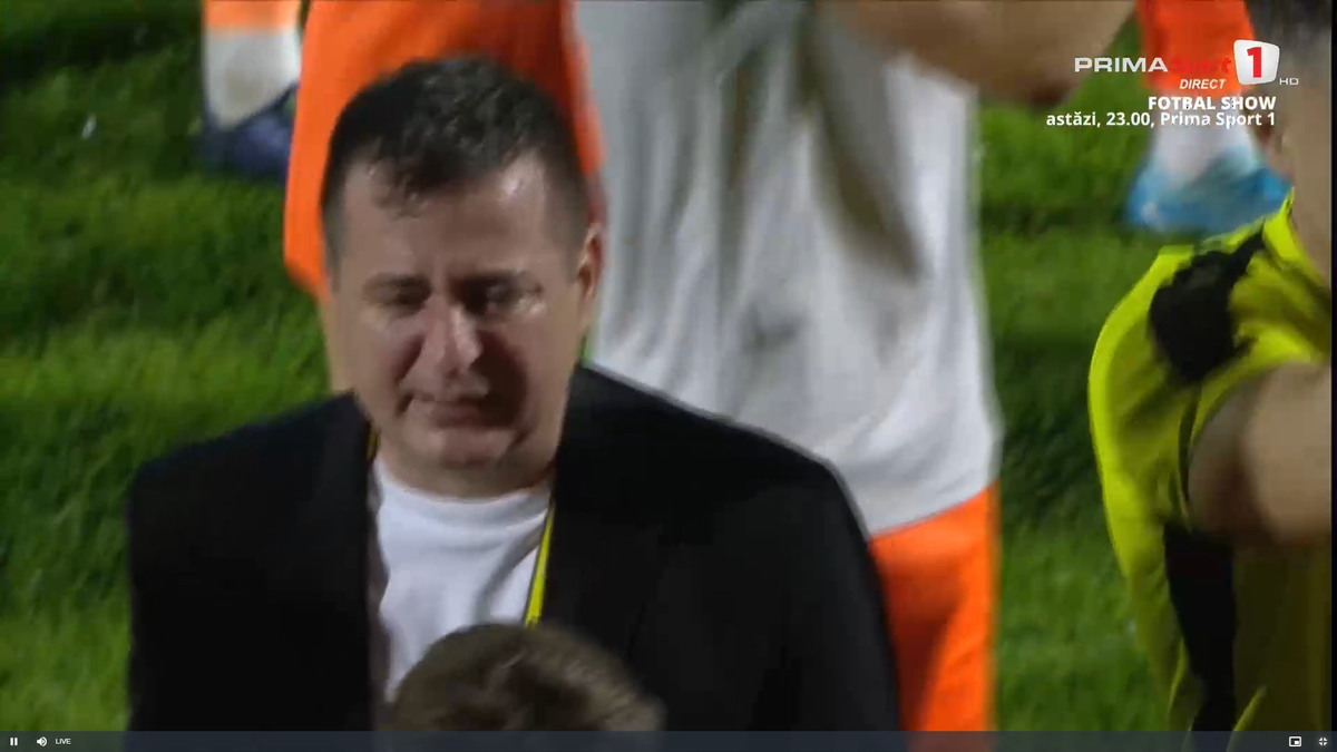Ianis Zicu a început să plângă după ce Metaloglobus a promovat în Superliga