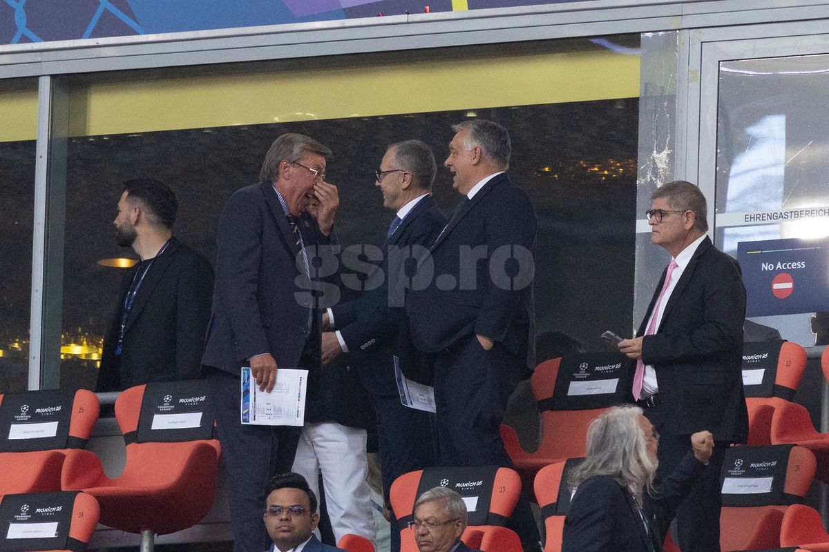 Viktor Orban la finala Ligii Campionilor de la Munchen