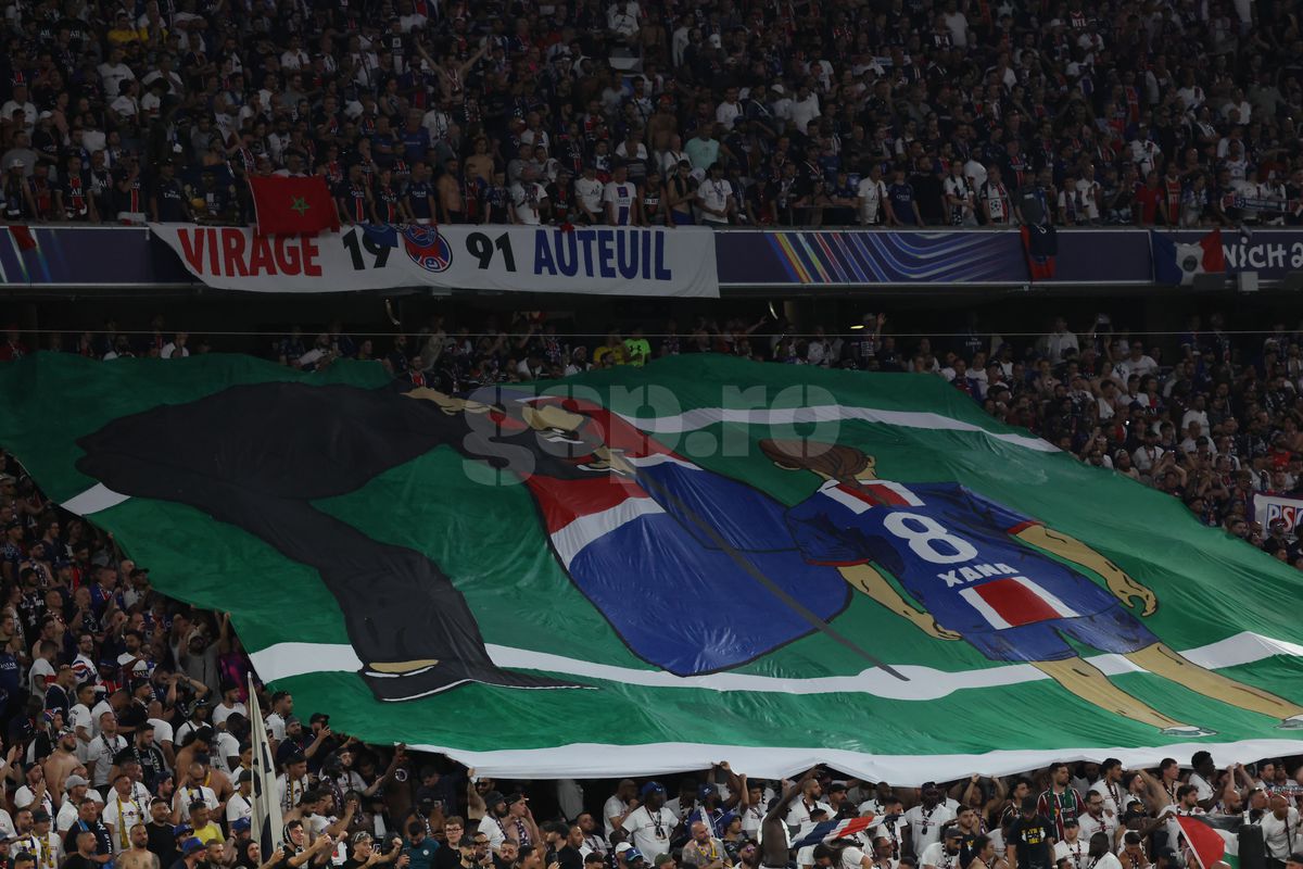 Imagini de la finalul partidei PSG - Inter 5-0