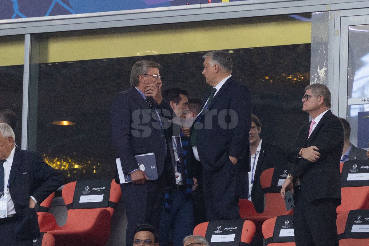 Viktor Orban la finala Ligii Campionilor de la Munchen